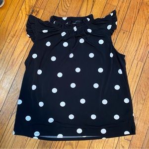 Black and white Polka Dot blouse